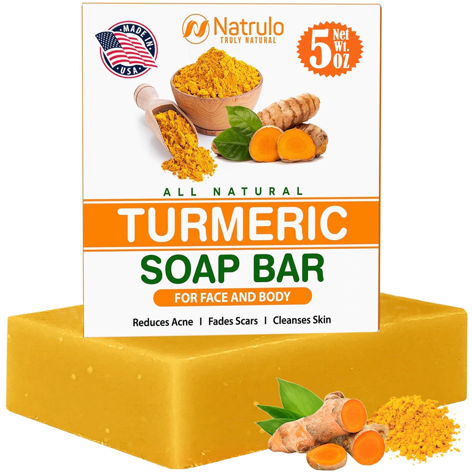 Tumeric soap bar